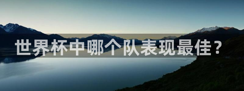 2026世界杯欧洲预选赛赛程表：世界杯中哪个队表现最佳？